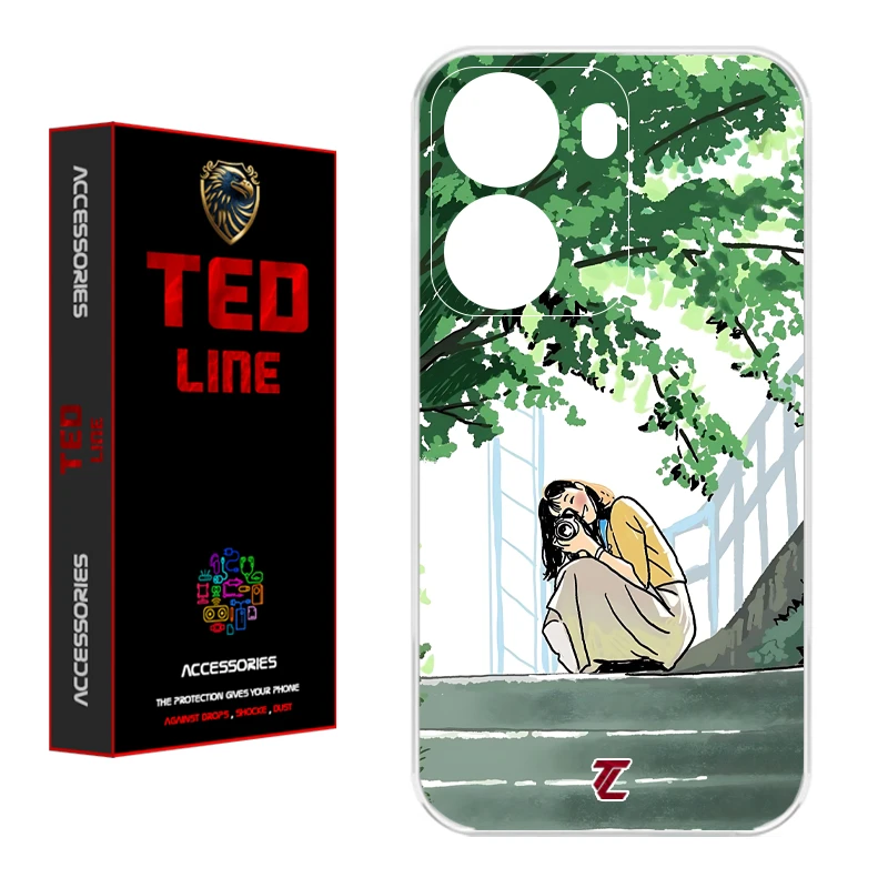 کاور تدلاین طرح دختر عکاس کد 1206 مناسب برای گوشی موبایل شیائومی Poco X7 Pro 5G