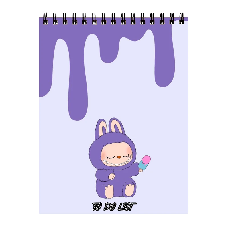 دفتر برنامه ریزی 60 برگ طرح عروسک لابوبو کد 8476