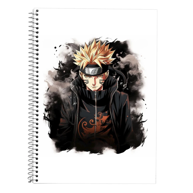 دفتر زبان 50 برگ مدوپد مدل دوخط طرح Naroto کد DF11188