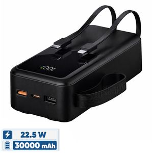 پاوربانک مدل 0MXM0 ظرفیت 30000 میلی آمپر ساعت