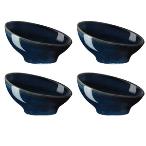 پیاله مادام کوکو مدل  BOWL BLUE BIG  بسته 4 عددی