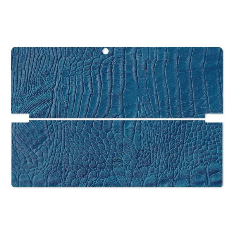 برچسب پوششی ماهوت مدل Blue-Crocodile-Leather مناسب برای تبلت لنوو Miix 510 2016