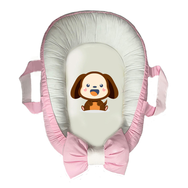 سرویس خواب سه تکه نوزاد مدل گارد محافظ دار طرح پاندا کد 032