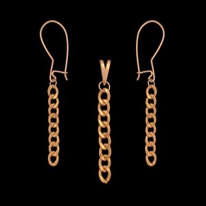 نیم ست طلا 18 عیار زنانه ناریا مدل الیت SH5