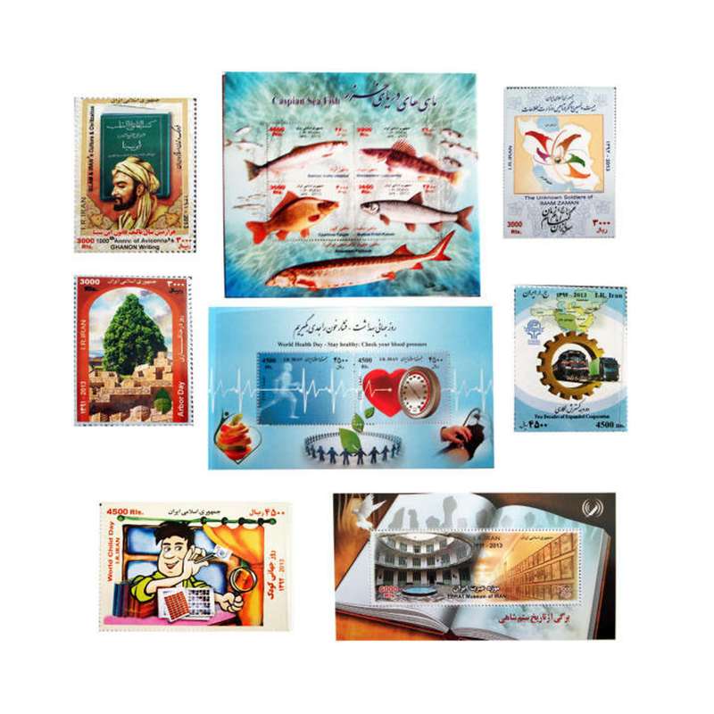 تمبر یادگاری مدل سال 1396 کد N9  مجموعه 11 عددی