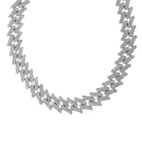 گردنبند مدل تمام نگین اسپرت کد 14555