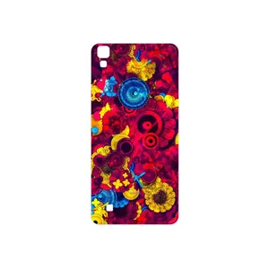 MAHOOT Vector Flower Garden Digital Art Cover Sticker for LG X Power