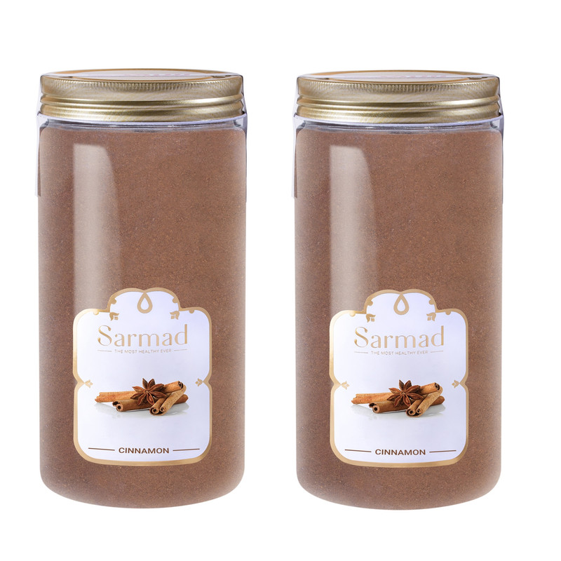 دارچین پودر ممتاز سرمد -450 گرم بسته 2 عددی