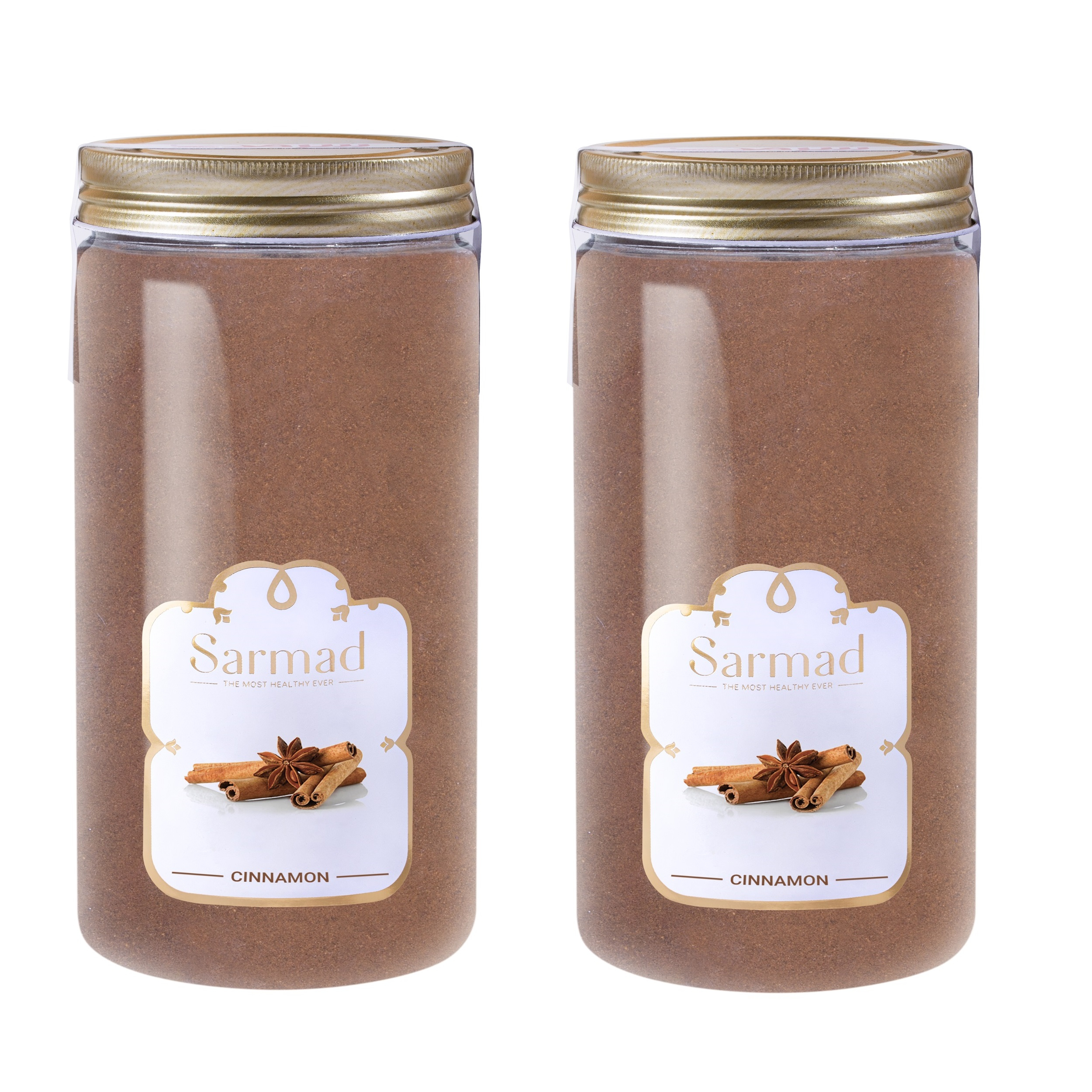 دارچین پودر ممتاز سرمد -450 گرم بسته 2 عددی