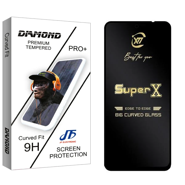 محافظ صفحه نمایش جی اف مدل Diamond SuperX مناسب برای گوشی موبایل شیائومی Poco F5 Pro
