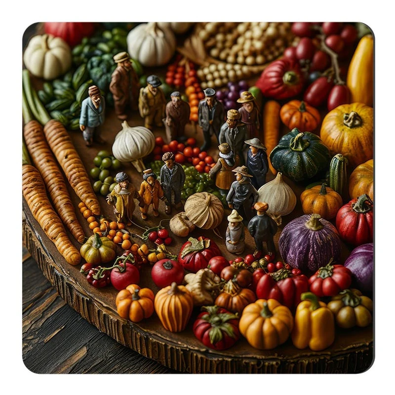 مگنت صباطرح مدل سبد میوه فانتزی کد M387