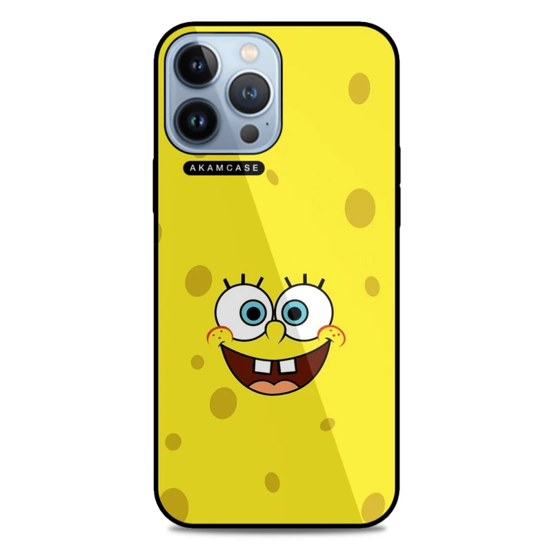 کاور آکام مدل AMC-WA13PROMAX-SPONGE BOB4 مناسب برای گوشی موبایل اپل iPhone 13 Pro Max