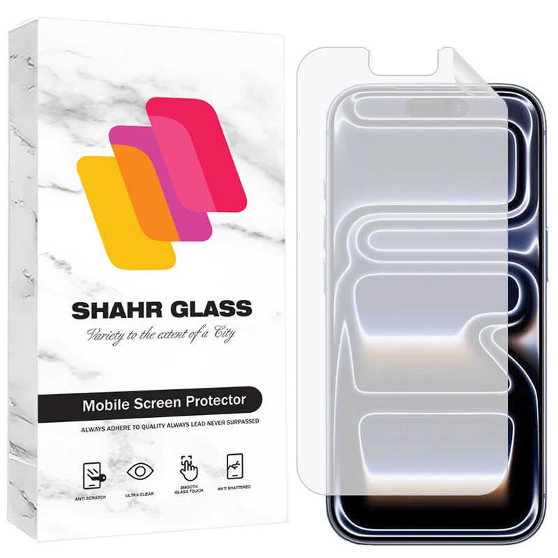 محافظ صفحه نمایش شهر گلس مدل SNMF مناسب برای گوشی موبایل اپل iPhone 17 Pro