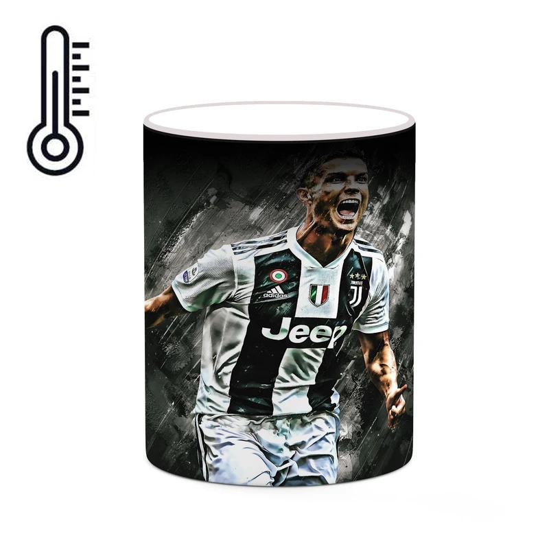 ماگ حرارتی کاکتی طرح Ronaldo رونالدو مدل mgh43036