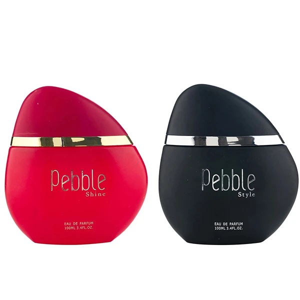 ست ادو پرفیوم مردانه ماریاژ مدل pebble style با رایحه تلخ حجم 100 میلی لیتر و ادوپرفیوم زنانه ماریاژ مدل pebble shine با رایحه شیرین حجم 100 میلی لیتر