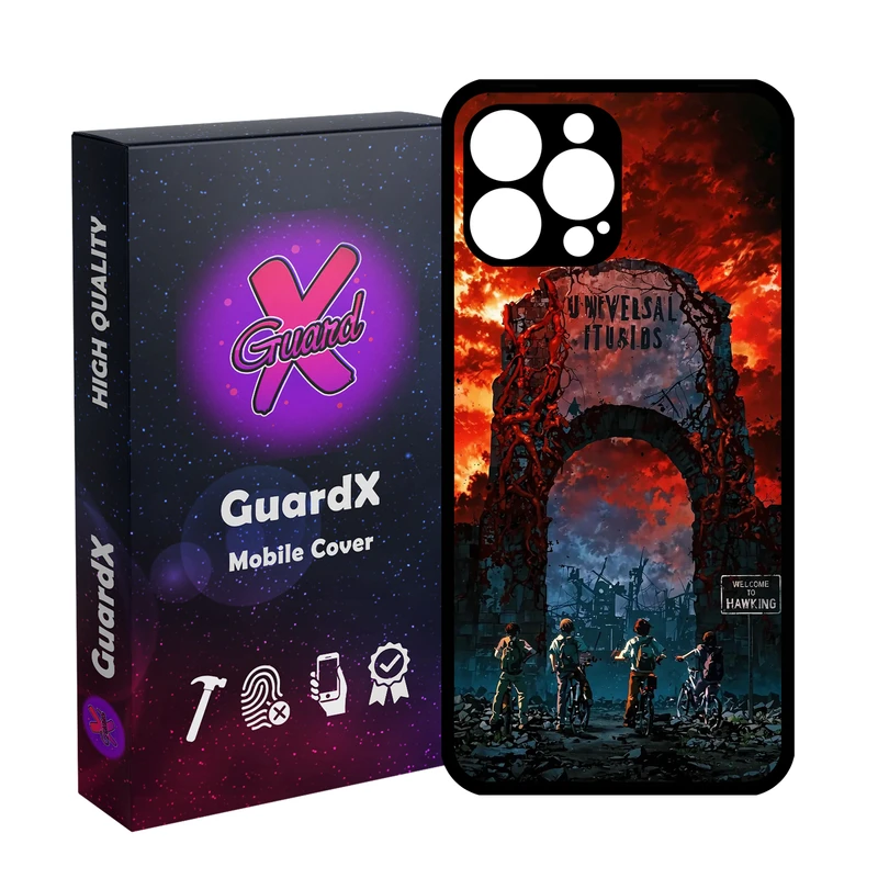 کاور گارد ایکس طرح Stranger Things مدل 10885 مناسب برای گوشی موبایل اپل iPhone 13 Pro Max