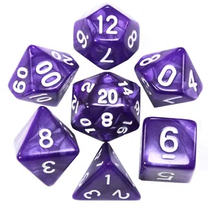 تاس بازی مدل Dungeons and Dragons بسته 7 عددی