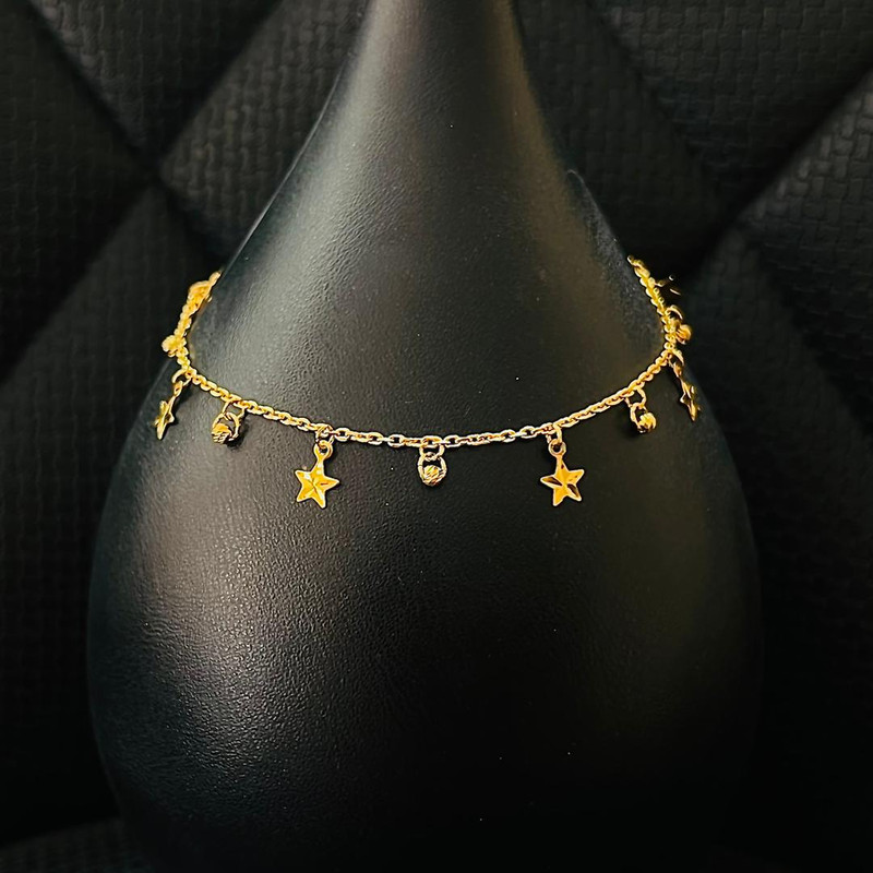 پابند نقره زنانه مدل NG8501 پابند نقره زنانه مدل NG8501