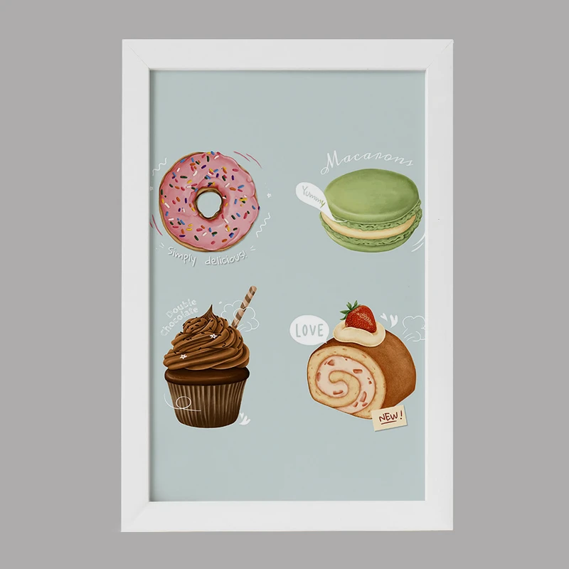 تابلو خندالو مدل کیک و شیرینی پزی کد 36676