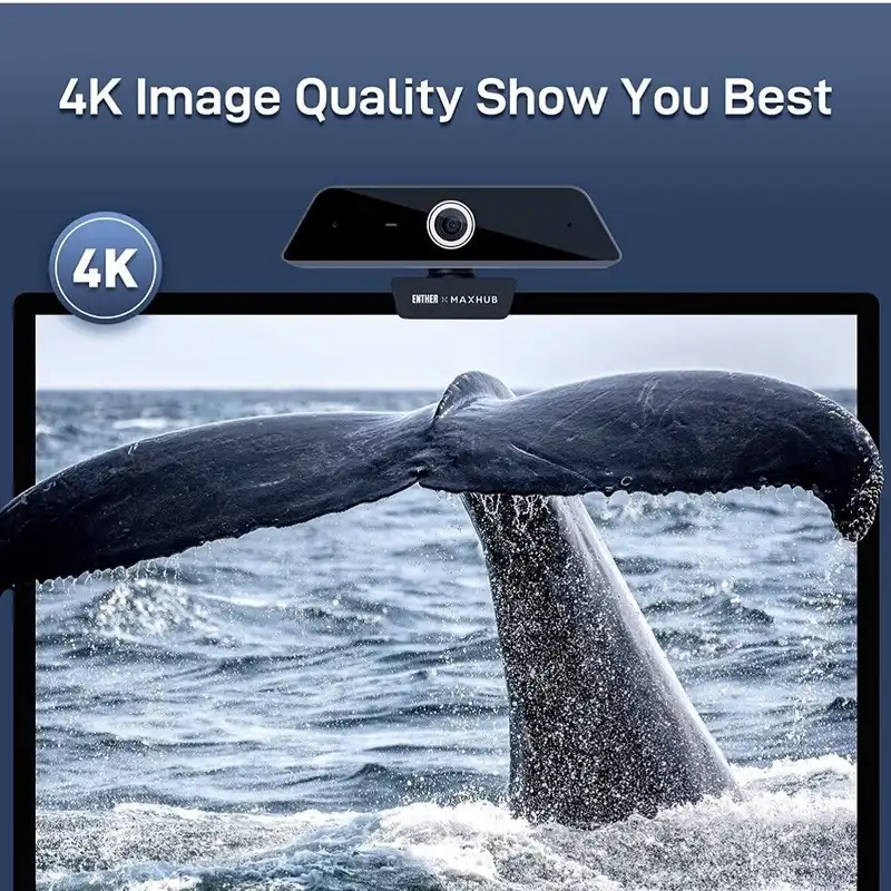 وب کم مکس هوب مدل 4K AI 13MP Auto Focus