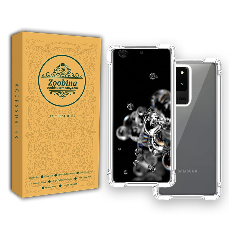کاور زوبینا مدل COLORLESS مناسب برای گوشی موبایل سامسونگ Galaxy S20 Ultra