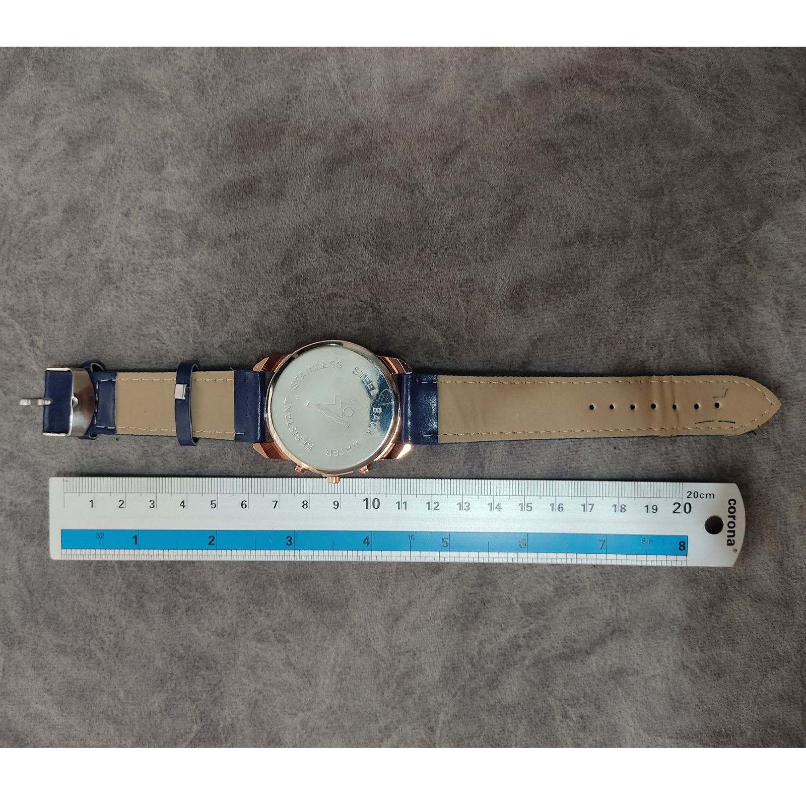 ساعت مچی عقربه ای مدل بند چرمی کد 003 -  - 5