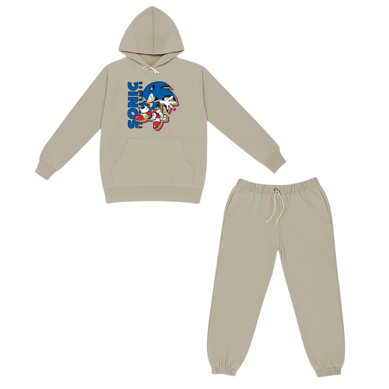 ست هودی و شلوار راحتی بچگانه مدل سونیک کد 04 