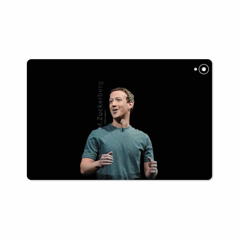 برچسب پوششی ماهوت مدل Mark Zuckerberg مناسب برای تبلت هوآوی Mediapad M6 10.8 2019