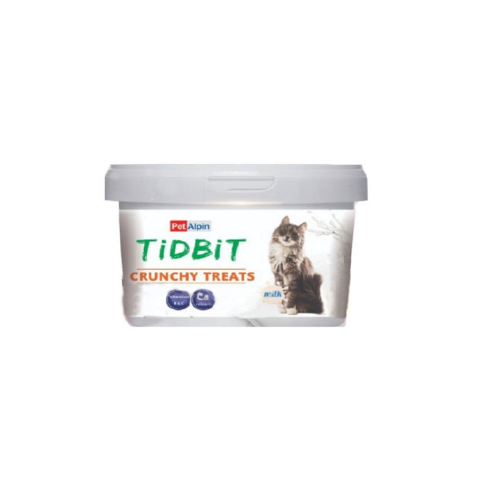 غذای تشویقی گربه تیدبیت مدل کرانچی وزن 180 گرم