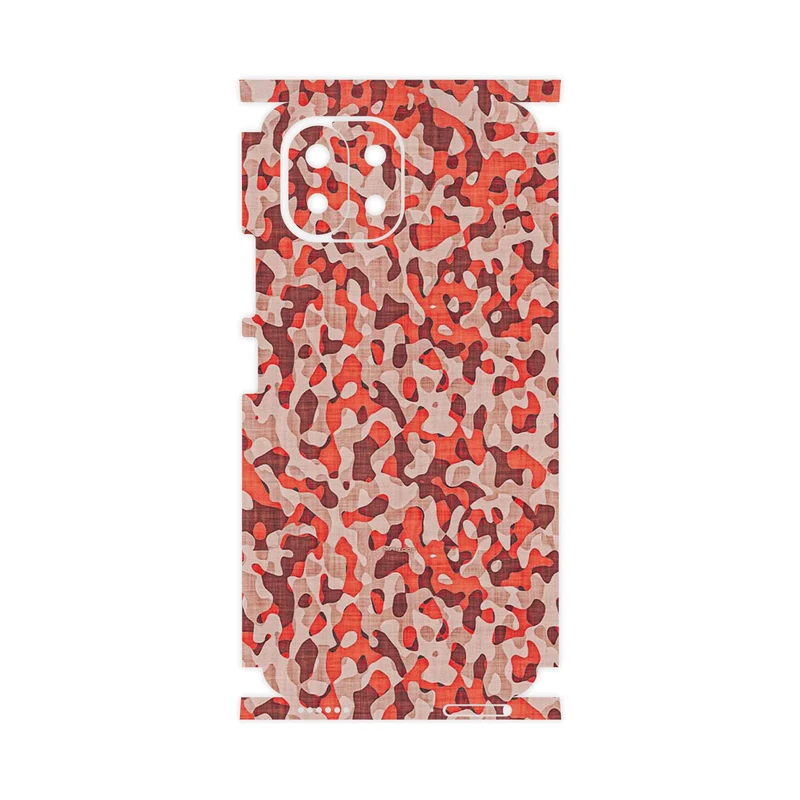 برچسب پوششی ماهوت مدل Red Infantry Army-FullSkin مناسب برای گوشی موبایل شیائومی 11 Lite 5G NE