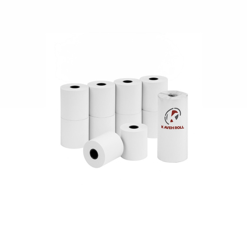 رول کاغذ حرارتی کاوه مدل 57x15 بسته ۱۰ عددی