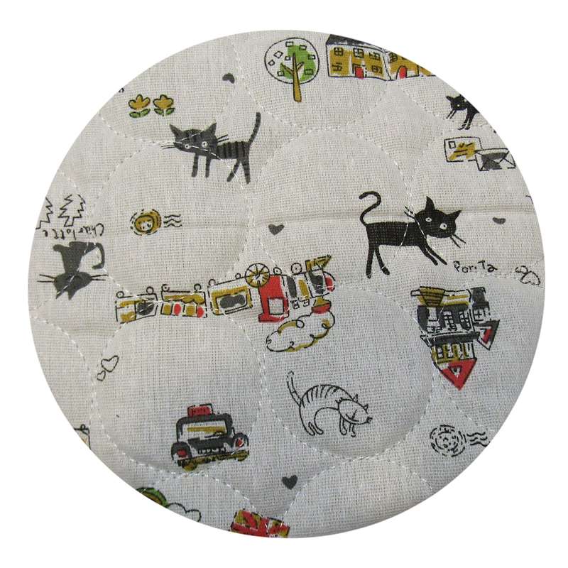 دمکنی هوم اند لایف مدل تیچکو طرح گربه و قطار کد L30 دمکنی هوم اند لایف مدل تیچکو طرح گربه و قطار کد L30