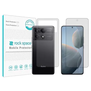 Rockspace transparent screen protector HyGEL model suitable for Xiaomi Redmi K70 mobile phone with back protector