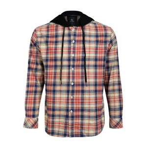 پیراهن آستین بلند مردانه جوتی جینز مدل کلاهدار کد 303014