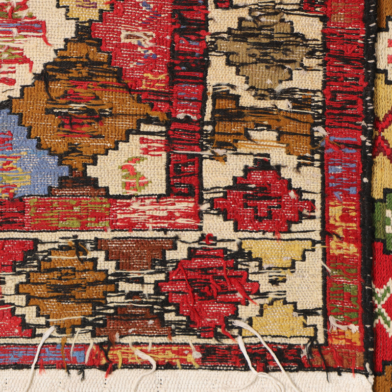 گلیم دستبافت دو و نیم متری مدل ورنی کد 4030202