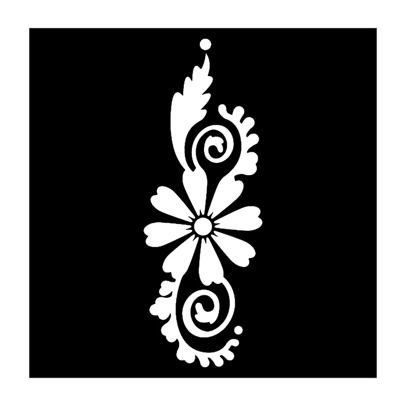  شابلون باتیس آرت طرح گل کد 50-381