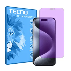 Tecno HyPRL model anti-purple screen protector suitable for Apple iPhone 15 Pro Max mobile phone 