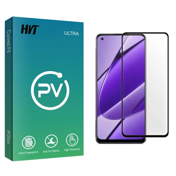 محافظ صفحه نمایش شیشه ای اچ وی تی مدل PV مناسب برای گوشی موبایل ریلمی 11 4G