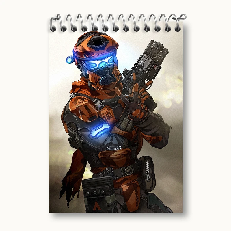 دفتر یادداشت 50 برگ خندالو مدل بازی تایتان فال (Titanfall) کد 32620