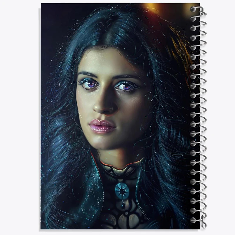 دفتر نقاشی 50 برگ خندالو مدل ینفر سریال ویچر Witcher کد 27417