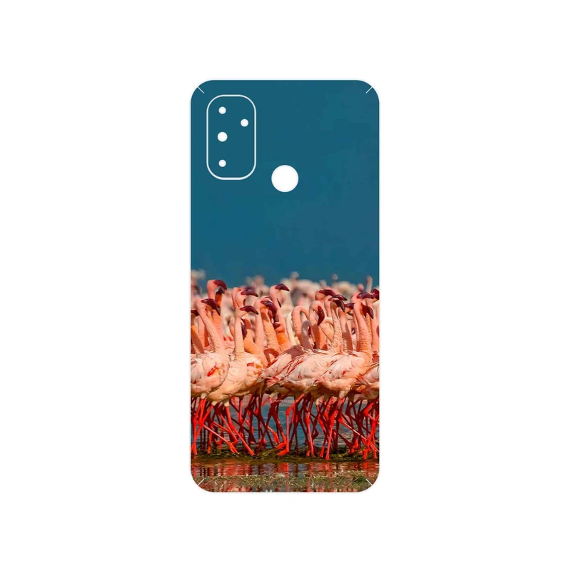 برچسب پوششی ماهوت مدل Flamingo مناسب برای گوشی موبایل وان پلاس Nord N100