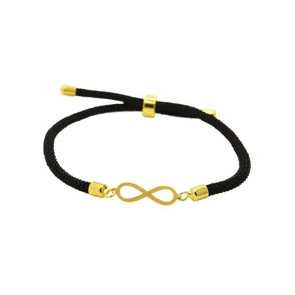 دستبند طلا 18 عیار زنانه مدل بینهایت دستبند طلا 18 عیار زنانه مدل بینهایت