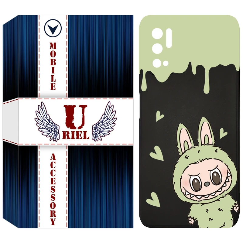 کاور یوریل قاب مدل KSH کد 132 طرح عروسک لبوبو مناسب برای گوشی موبایل شیائومی Poco M3 Pro / Redmi Note 10 5G / Note 11 SE