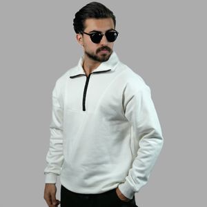 سویشرت مردانه مدل دورس نیم‌ زیپ 07