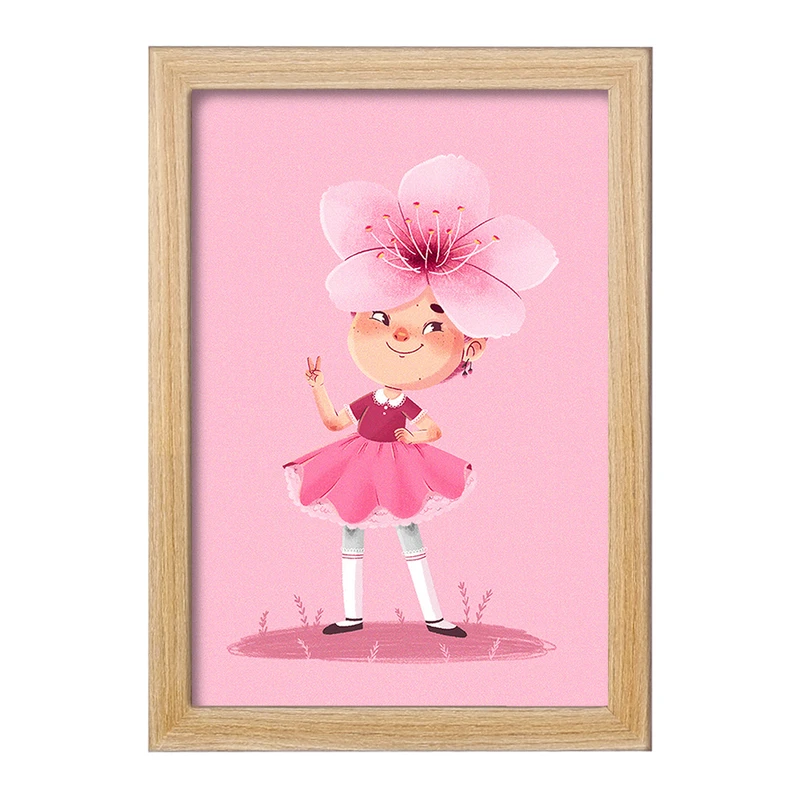 تابلو خندالو مدل دخترانه فانتزی کد 25720