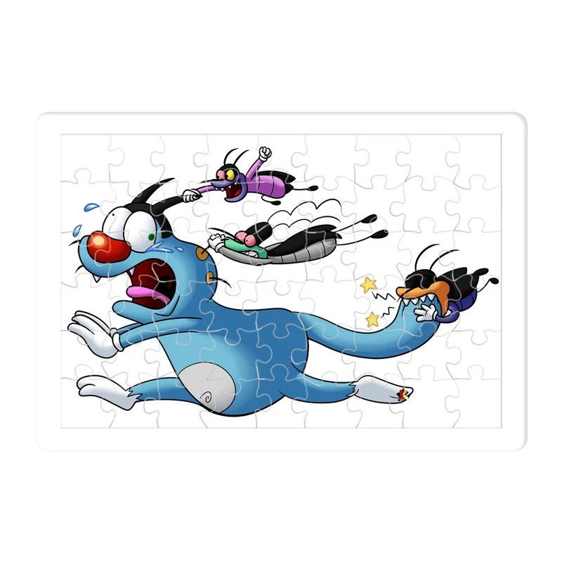 پازل 54 تکه هومرو طرح انیمیشن اوگی و سوسک‌ها مدل PL120