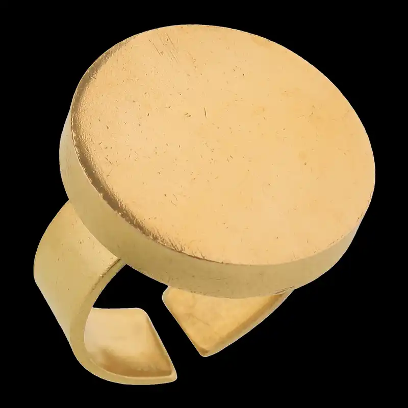 انگشتر گالری عزیزی طرح دایره مدل 14917