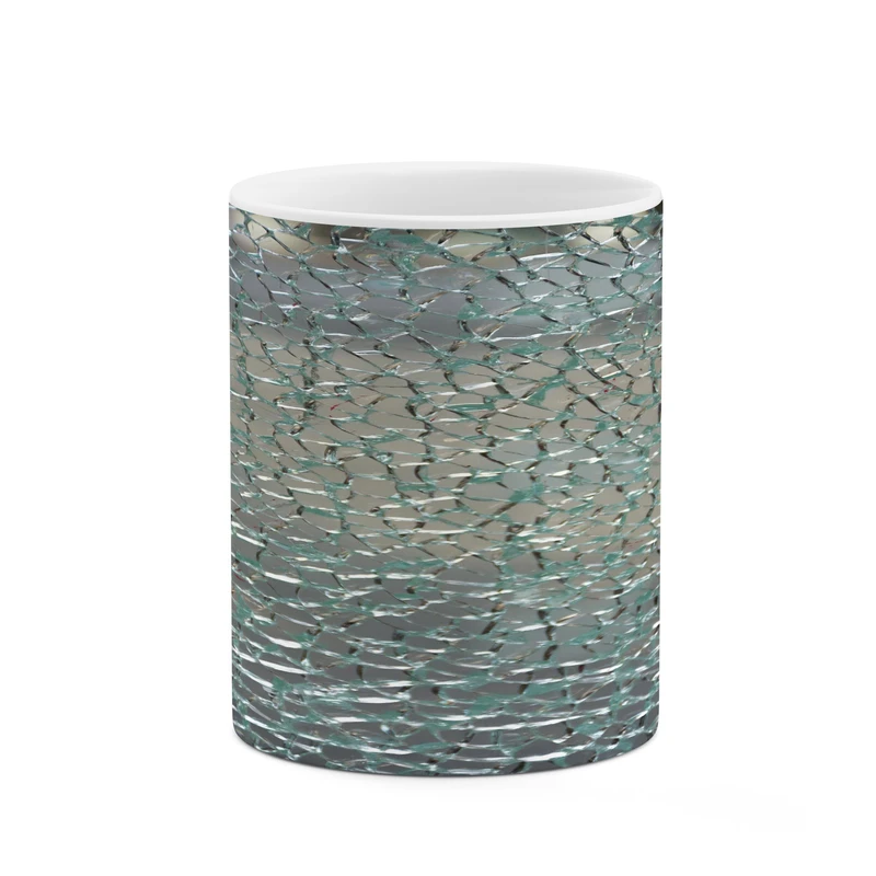 ماگ کاکتی مدل شیشه شکسته کد mgh18040