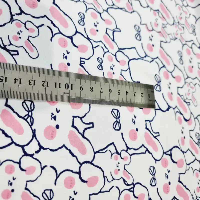 پارچه لباس مدل کودری نخی طرح عروسک