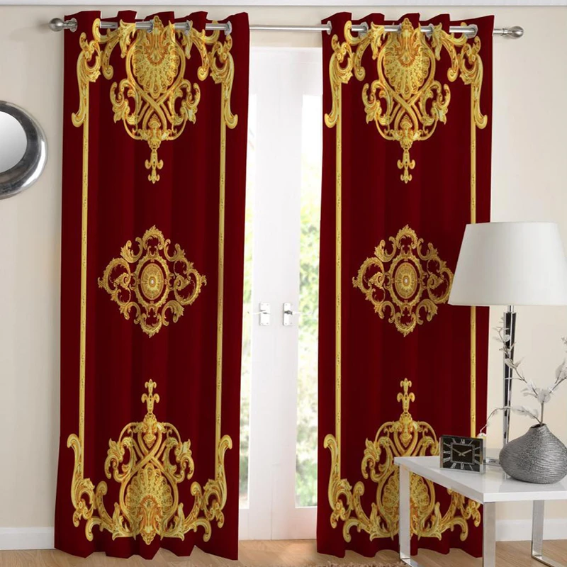  پرده کد R33 سایز 150x300 سانتیمتر